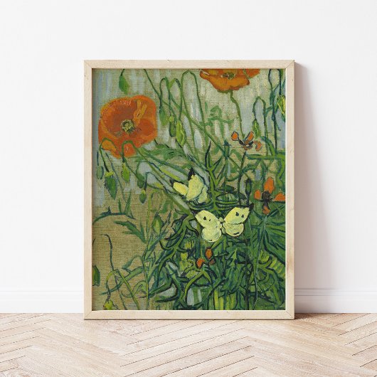 Poster Papillons et papillons | Vincent van Gogh