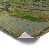 Poster Papillons et Pavots par Vincent van Gogh (Coin)