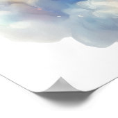 Poster Papillons Licorne Arc-en-ciel (Coin)