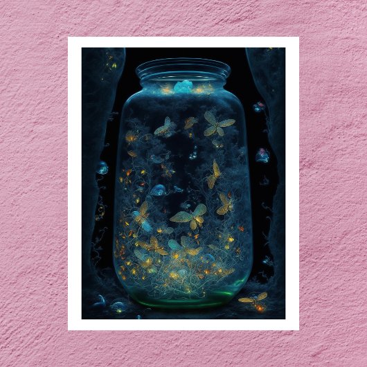 Poster Papillons lumineux | ART NUMÉRIQUE