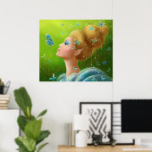 Poster "Papillons magiques" (Bureau à domicile)