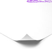 Poster Papillons Monarque sur Arrière - plan pourpre (Coin)