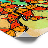 Poster Papillons monarques (Coin)