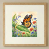 Poster Papillons Petits Insectes Nursery