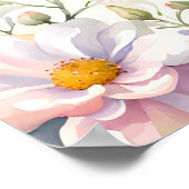 Poster Papillons printemps nuptiale douche d'été bienvenu (Coin)