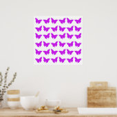 Poster Papillons Purple Bold (Cuisine)