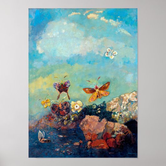 Poster Papillons, Redon (Devant)