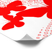Poster papillons rétro (Coin)
