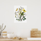 Poster Papillons vintages (Cuisine)