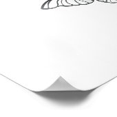 Poster Papillons volants bleus Morpho (Coin)