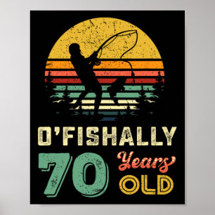 Poster Papy Poisson 70 Ans 70e Anniversaire Ci