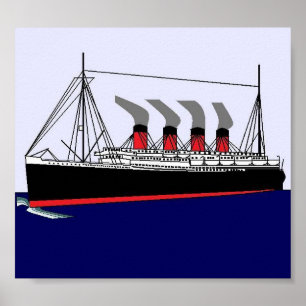 Poster Paquebot France 1912
