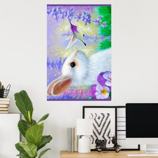 Poster Pâques (Bureau à domicile)