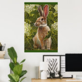 Poster Pâques (Bureau à domicile)