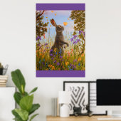 Poster Pâques (Bureau à domicile)