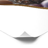 Poster Pâques arrive - Oeufs mignons (Coin)