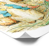 Poster Pâques, BABY SHOWER, POSTE DE RABBIT, NURSERT (Coin)