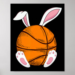 Poster Pâques Bysketbyll Lapin Lapin Joyeux Jour de Pâque