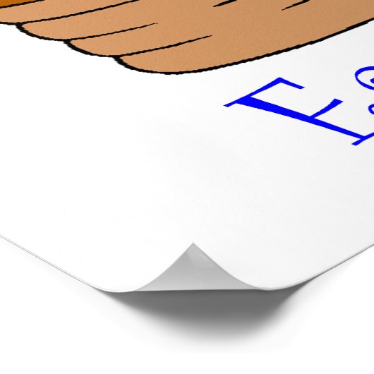 Poster Pâques chanceux (Coin)