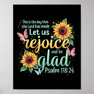 Poster Pâques Chrétienne Jésus C'Est Le Jour Le Seigneur 