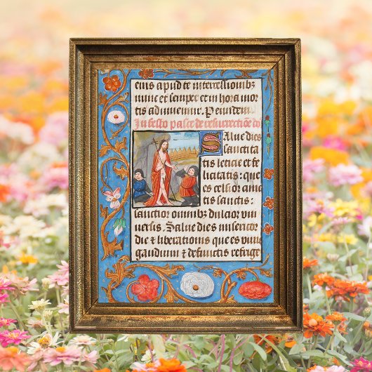 Poster Pâques de la Résurrection Chrétienne Catholique Mé