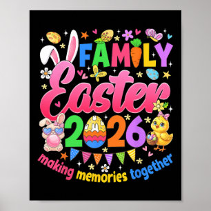 Poster Pâques en famille 2026 Créer des souvenirs ensembl
