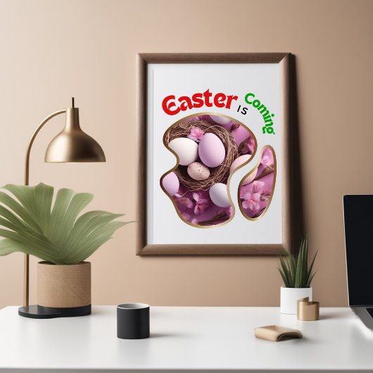 Poster Pâques est à venir - Chicks