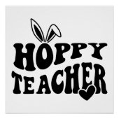 Poster Pâques est à venir - Floral (Devant)