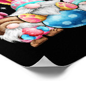Poster Pâques Gnome Avec Des Femmes De L'Oreille Bunny Jo (Coin)