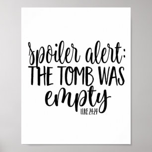 Poster Pâques Il Est Ressuscité Alerte Spoiler Le Tombeau