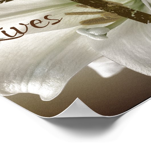 Poster Pâques Il Vit (Coin)