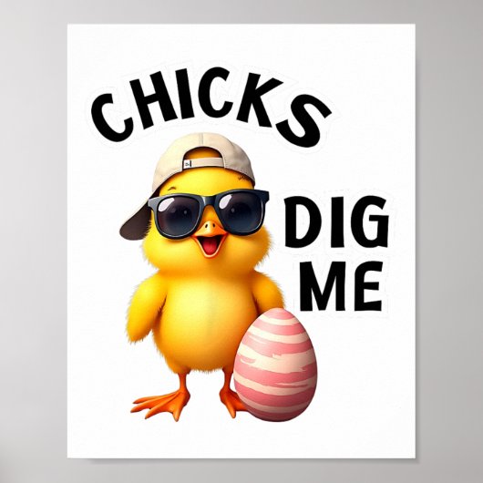 Poster Pâques Me Les Filles Adorent (Devant)