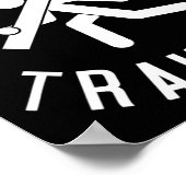 Poster Pâques Religieux Amusement Croix chrétienne Entraî (Coin)