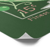 Poster Paquet de graines de pois de sucre Snap (vert rich (Coin)