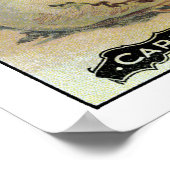 Poster Paquet de semences Vintage de navets (Coin)