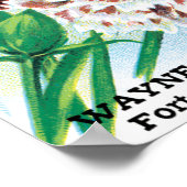 Poster Paquet de semences vintage, Fleurs d'oeillets rose (Coin)