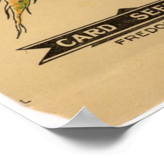 Poster Paquets de semences vintages (Coin)