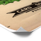 Poster Paquets de semences vintages (Coin)