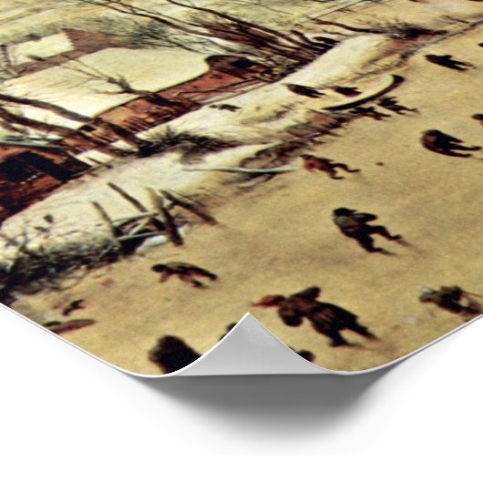 Poster Par Bruegel D. Ä. Pieter (Qualité optimale) (Coin)