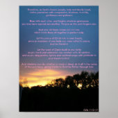 Poster Par conséquent, comme Dieu a choisi (Devant)