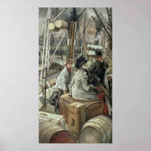 Poster Par eau, c.1881-2 (Devant)