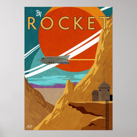 Poster Par fusée (Devant)