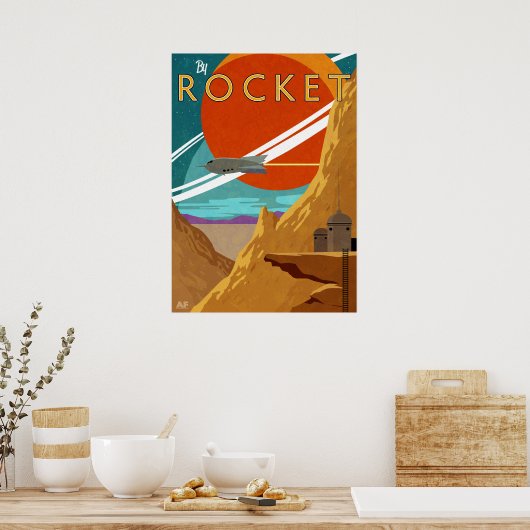 Poster Par fusée (Cuisine)