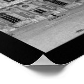 Poster Par la fenêtre Le Louvre Paris B et W Poster2 (Coin)