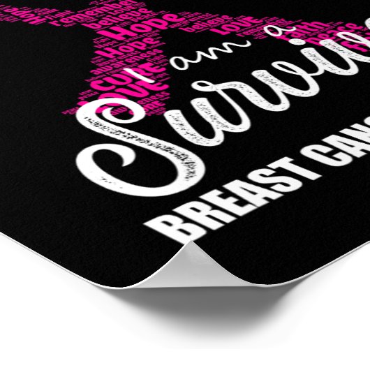 Poster Par La Grâce De Dieu Je Suis Un Survivant Du Cance (Coin)