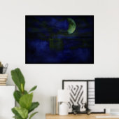 Poster Par nuit (Bureau à domicile)