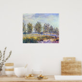 Poster Par prairie par Alfred Sisley (Cuisine)