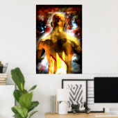 Poster Par Ses Rayures (Bureau à domicile)