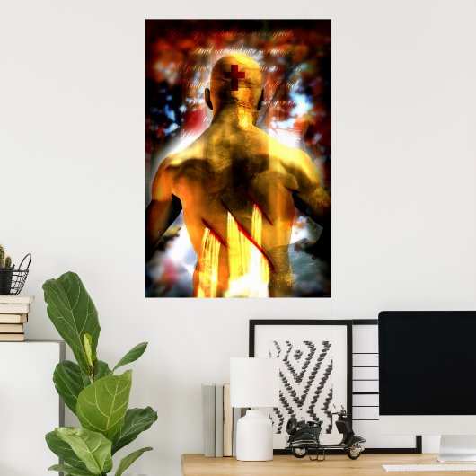 Poster Par Ses Rayures (Bureau à domicile)