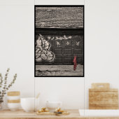 Poster Par Un Fil De Porte Arrière... (Cuisine)